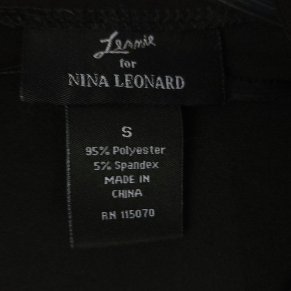 Lemmie For Nina Leonard Womens Cardigan Sweater‎ Shrug Cropped Black S - Picture 6 of 10